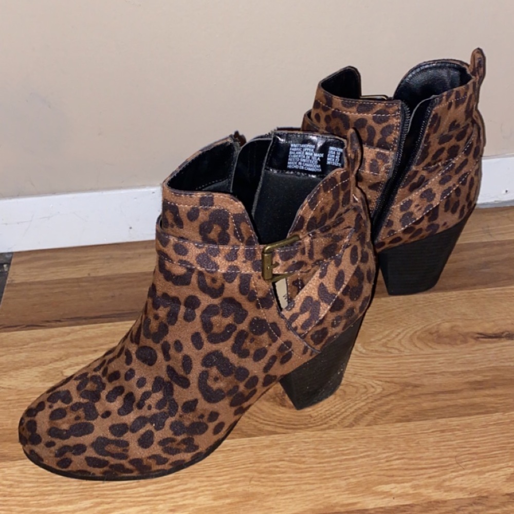 Animal Print Boots
